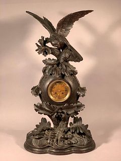 German Black Forest Mantle Clock,19thc.
