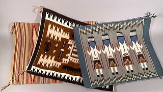 Three Small Navajo Weavings