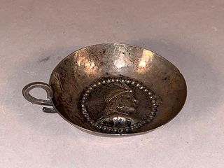 Greek Silver Bowl With Alexander the Great Profile