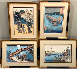 Utagawa Hiroshige (Japanese 1797-1858) Woodblocks