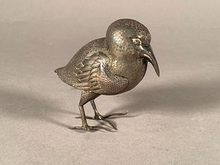 Chinese Silver Figure of a Bird