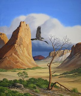 Chuck Ripper (B. 1929) "Lesotho Birds"