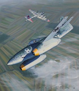 Jack Fellows (B. 1941) "Me 262 Schwalbe"