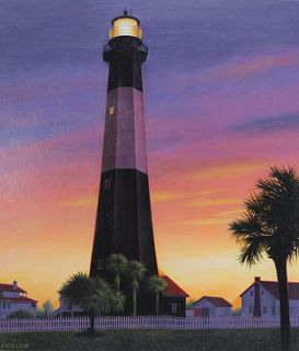 Howard Koslow (1924-2016) Tybee Island Lighthouse