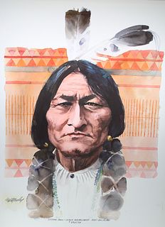 Tom McNeely (B. 1935) "Sitting Bull"