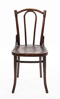 A Thonet Bentwood Side Chair Height 35 1/2 inches.