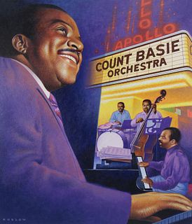 Howard Koslow (1924 - 2016) "Count Basie"
