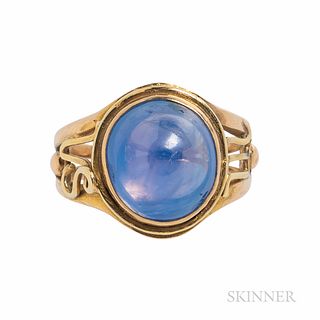 Crosby 14kt Gold and Sapphire Ring