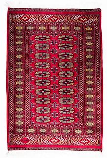 * A Boukara Wool Mat 4 feet x 2 feet 8 inches.