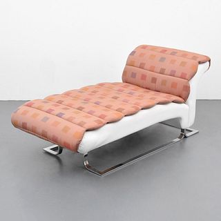 Custom Tommi Parzinger Chaise Lounge Chair