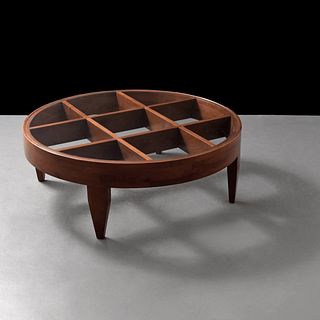Rare Gio Ponti "Grid Structure" Coffee Table, Gio Ponti Archives Certificate of Expertise