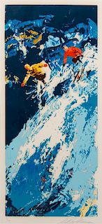 * LeRoy Nieman, (American, 1921-2012), Two Skiers