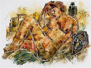 Calvin Waller Burnett, (American, 1921-2007), Untitled (Nude)