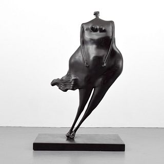 Large Abigail Varela Bronze Figural Sculpture