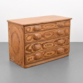 Douglas Hackett Burl Wood Dresser/Cabinet