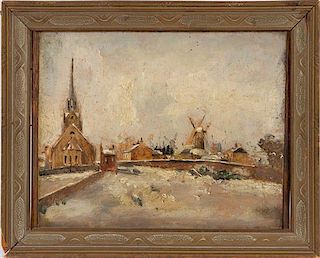 Artist Unknown, (Dutch, 19th century), Dutch Cityscape