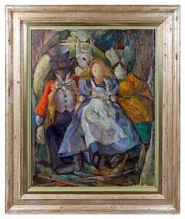 * Iver Rose, (American, 1899-1972), Alice in Wonderland Characters