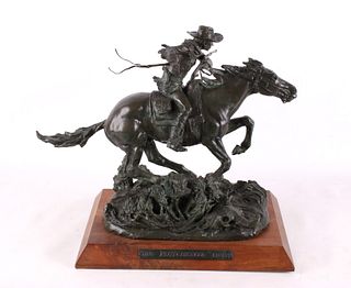 The Winchester Rider Bob Scriver Bronze Sculpture
