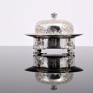 Tiffany & Co. Sterling Silver Covered Butter Dish