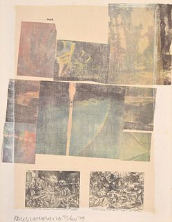 Robert Rauschenberg "People..." Lithograph, Signed Edition