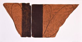 Robert Mangold "Fragment VIII" Lithograph, Signed Edition