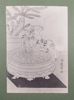 After Isoda Koryusai, (Japanese, 1735-1790), Duell Coll