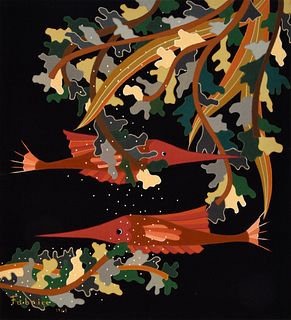 Fabrice French Tapestry, Fish & Ocean Flora