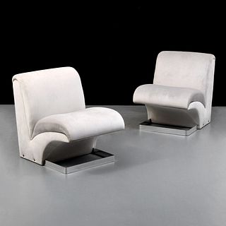 Pair of Italian Slipper Chairs