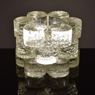 "Ice Block" Lamp, Manner of Gaetano Sciolari