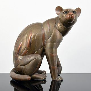 Large Sergio Bustamante Panther Sculpture 