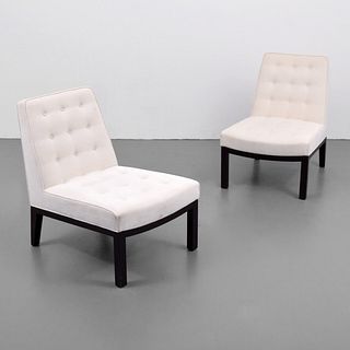 Pair of Edward Wormley Slipper Chairs