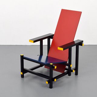 Gerrit Rietveld "Red & Blue" Chair