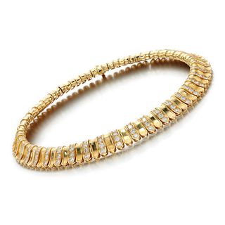 Van Cleef & Arpels 18k Gold Diamond Necklace