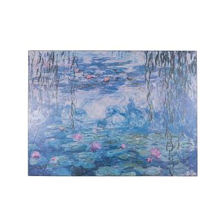 "Nenúfares". Reproducción de la obra de Claude Monet. Impresión. Sin enmarcar.