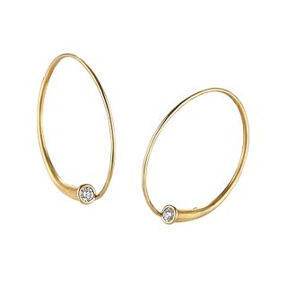 Vortex Earrings in 18K yellow gold and diamonds