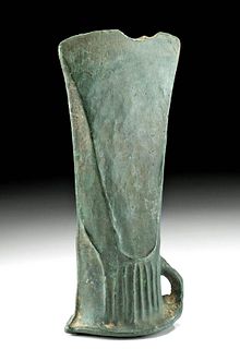 Ancient Celtic Bronze Axe Head
