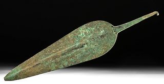 Luristan Copper Spear Head w/ Rich Patina