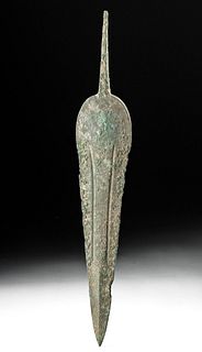 Large Luristan Bronze Spear Head
