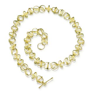 Orbit Necklace in 18K Yellow Gold