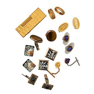 GENTLEMEN'S JEWELRY AND ACCESSORIES, INCLUDES GOLD