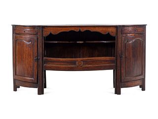 A French Provincial Carved Oak Sideboard