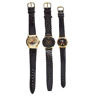 HARLEY DAVIDSON OR MICKEY MOUSE WRISTWATCHES