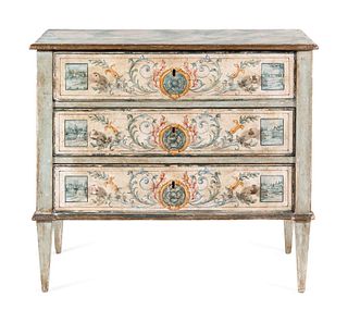 An Italian Painted Commode
