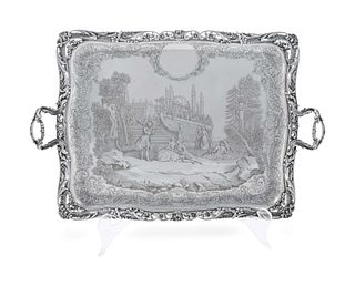 A French Silver Tray