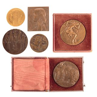 Collection of Six French Medals