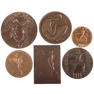 Six European Medals
