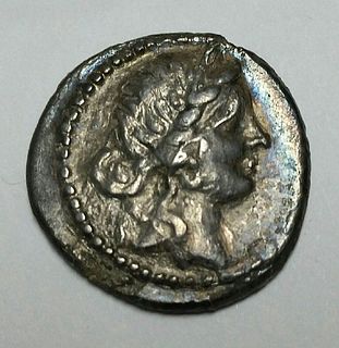 Julius Caesar Silver Denarius 