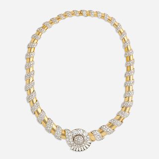 Rene Boivin, Diamond and gold necklace