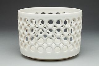 Small Cylindrical Lace Bowl