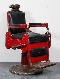 Vintage Koken Barber's Supply Co. Chair